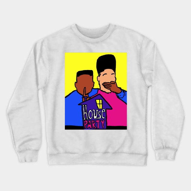 House Party Crewneck Sweatshirt by StrictlyDesigns